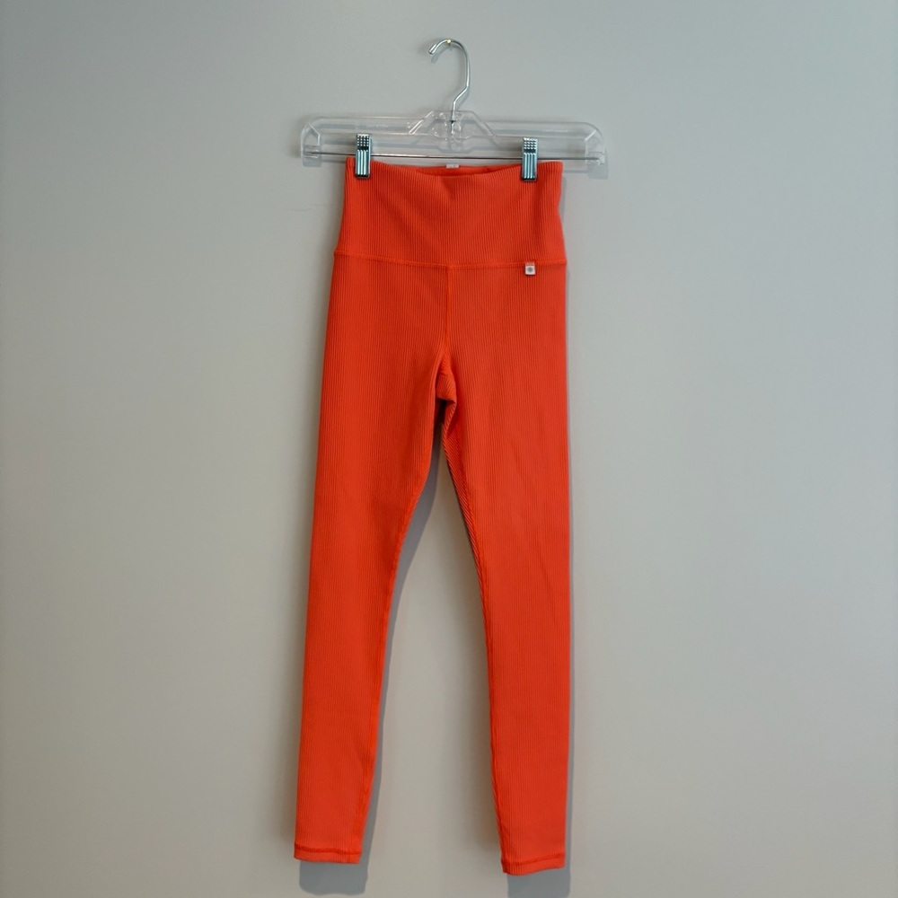 Athleta Bright Orange High-Waist Leggings